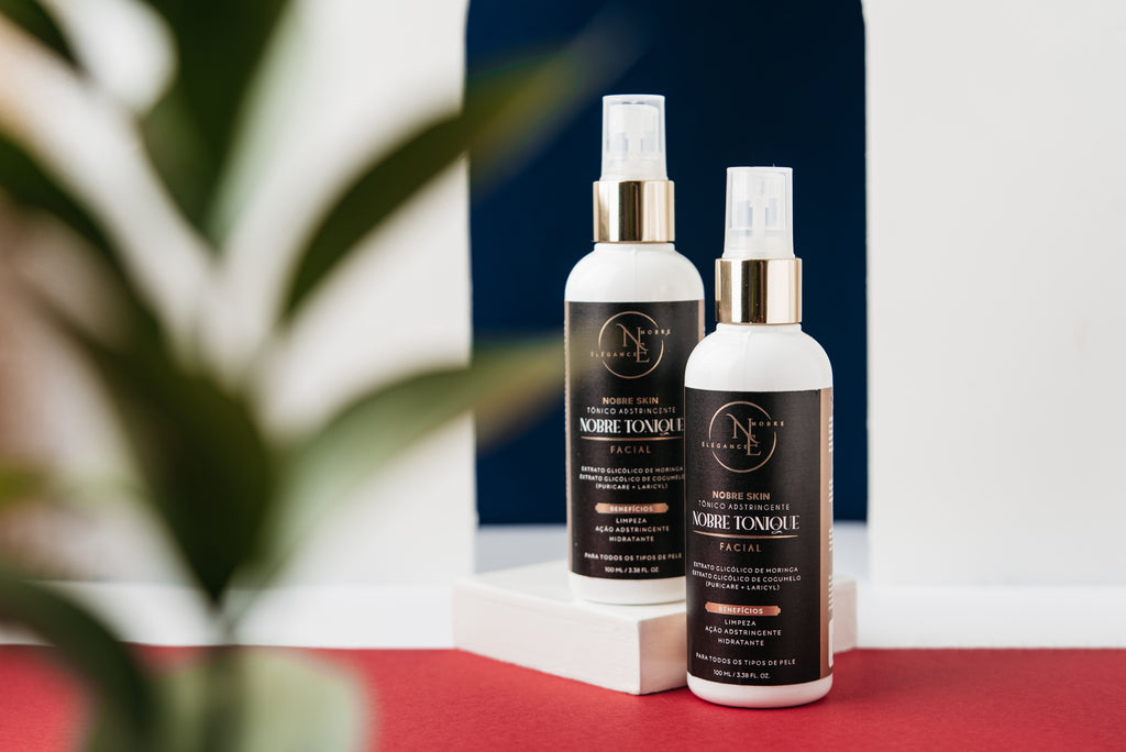 KIT – Ritual Élégance Completo (Espuma + Nobre Tonique + Sérum Dia + Sérum Noite + Nobre Gloss Brillance)