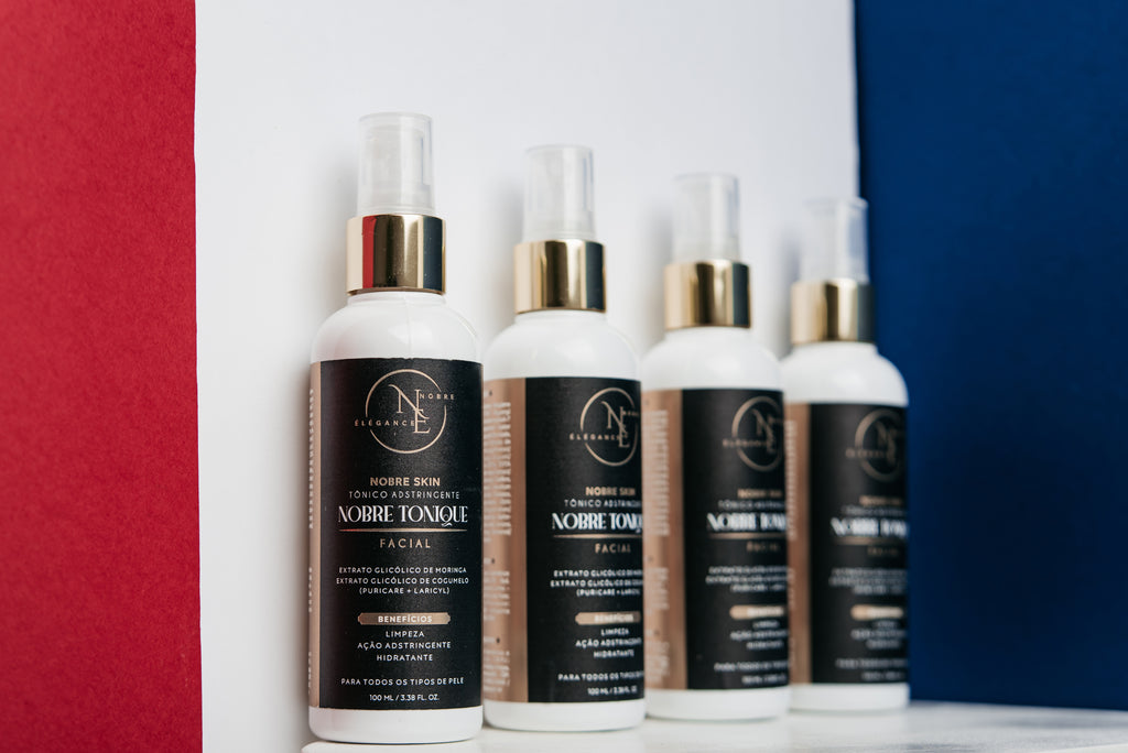 KIT – Ritual Élégance Completo (Espuma + Nobre Tonique + Sérum Dia + Sérum Noite + Nobre Gloss Brillance)