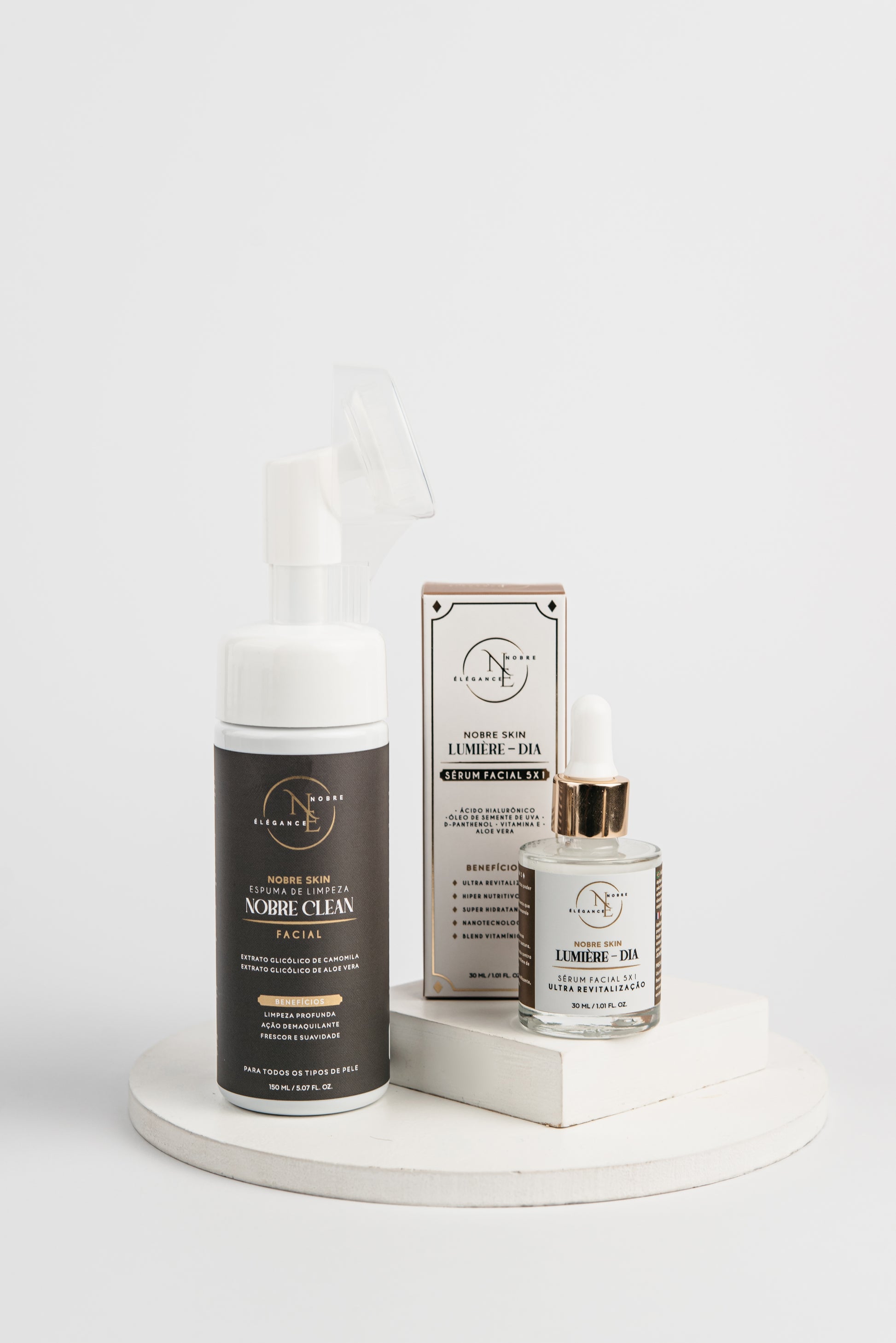 KIT - Nobre França (1 Sérum 5 em 1 + 1 Espuma Premium)
