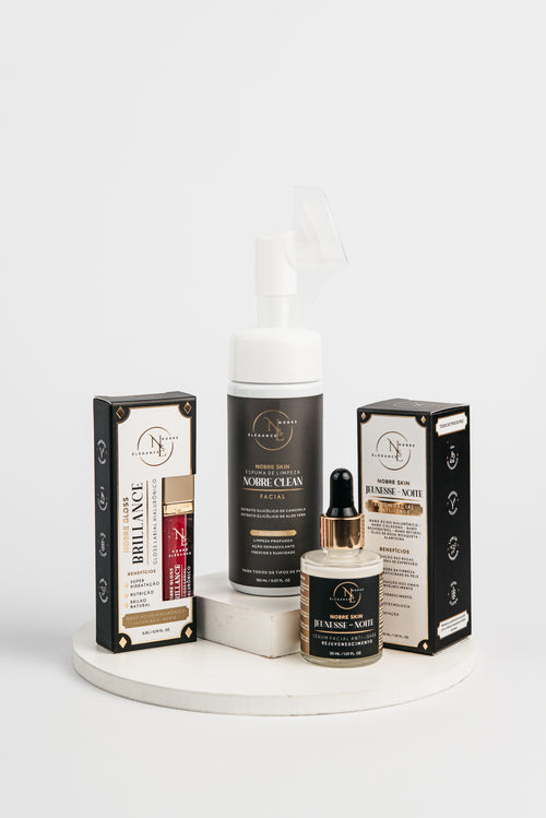 KIT - Nobre Paris (1 Sérum Anti-idade + 1 Espuma Premium + 1 Gloss Brillance)