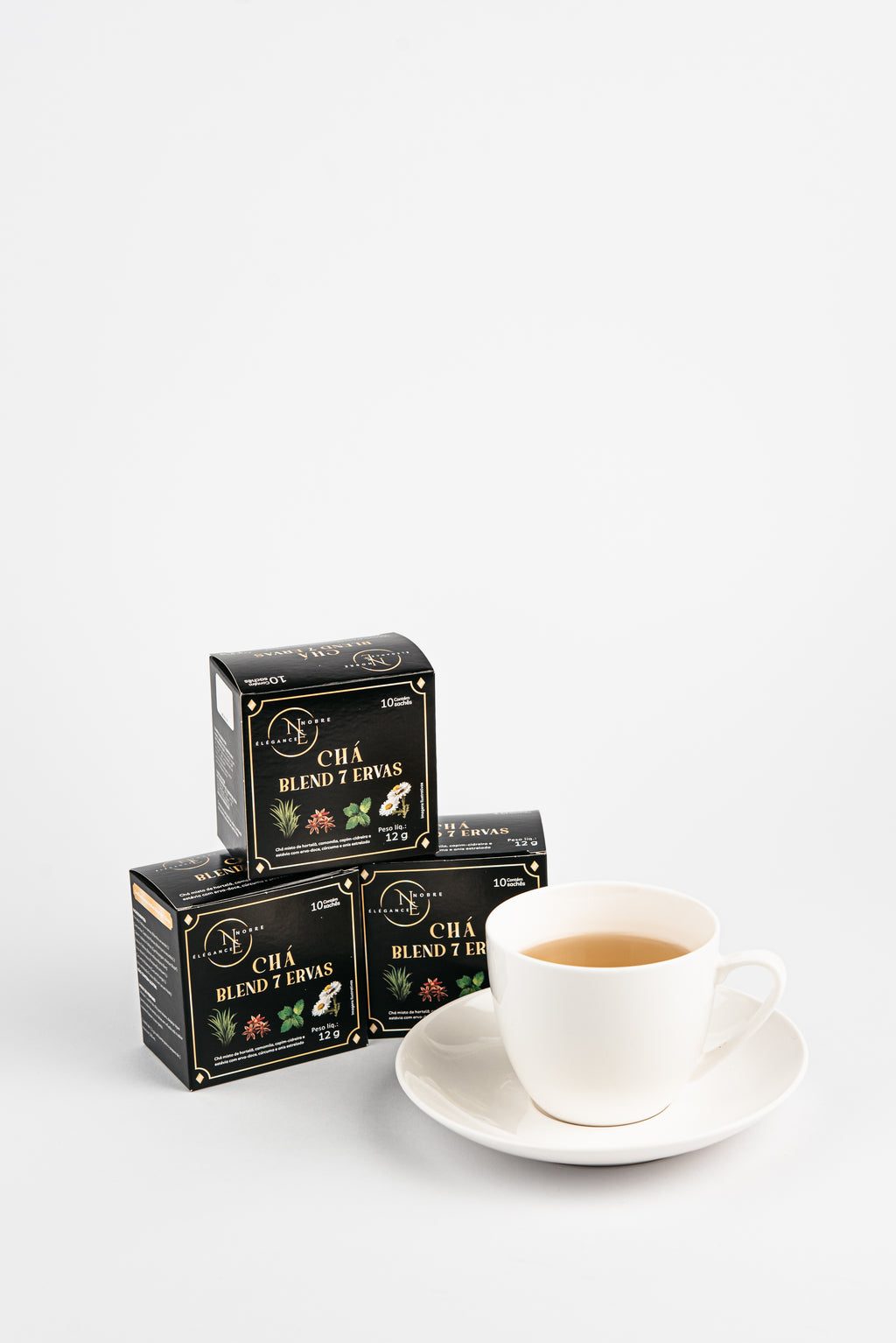 KIT - 3 Chás Premium 7 Ervas Tranquilizantes