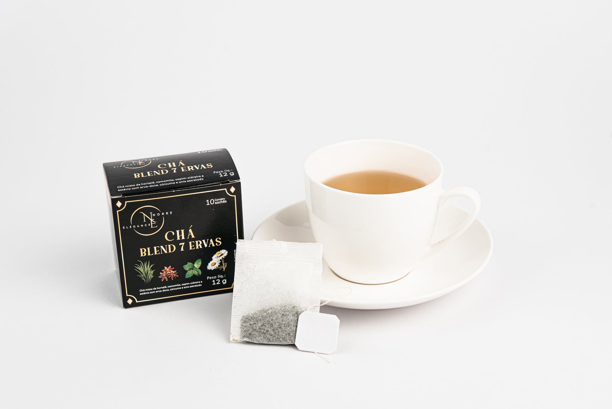 KIT - 3 Chás Premium 7 Ervas Tranquilizantes